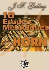 18 Etudes Melodiques pour Cor, Op. 53 French Horn Book cover
